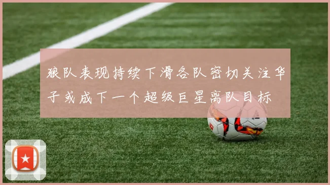 狼队表现持续下滑各队密切关注华子或成下一个超级巨星离队目标